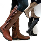 Anne Tall High Boots – styled view