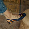 Annetta | Comfort Slingback Flats – side view