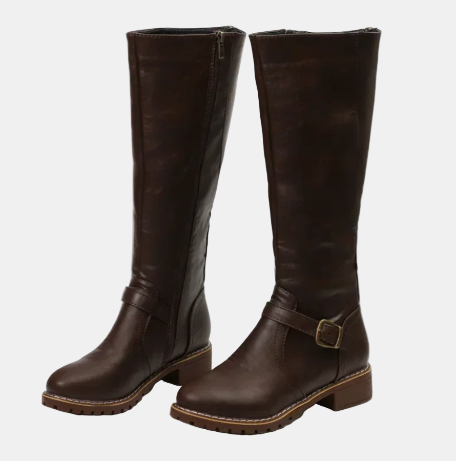 April Stylish Tall Boots – close-up