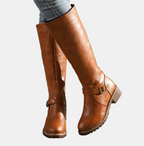 April Stylish Tall Boots – front view