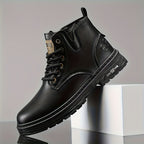 Archer | Rugged Lace-Up Ankle Boots – side view