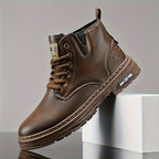 Archer | Rugged Lace-Up Ankle Boots – side view