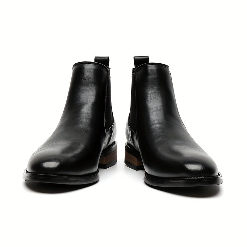 Ashford | Refined Pointed-Toe Chelsea Boots – front view