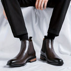 Ashford | Refined Pointed-Toe Chelsea Boots – styled view