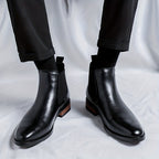Ashford | Refined Pointed-Toe Chelsea Boots – styled view