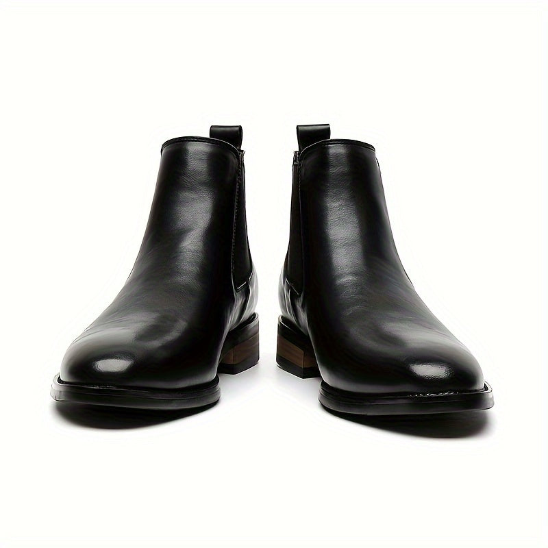 Ashford | Refined Pointed-Toe Chelsea Boots – front view