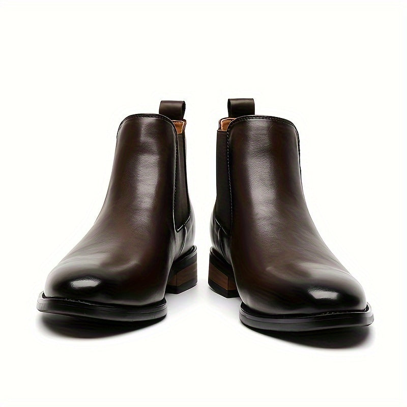Ashford | Refined Pointed-Toe Chelsea Boots – front view