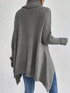 Audrey cozy sweater, back hem detail