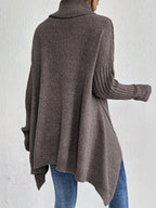 Audrey cozy sweater, worn with a wool coat