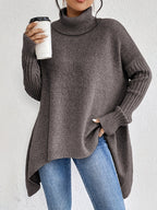 Audrey Cozy Sweater by Vera Noir – side profile