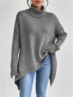 Audrey Cozy Sweater by Vera Noir – worn with denim