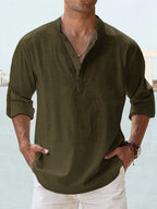 Austin Breathable Button-Up Shirt – side view