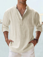 Austin Breathable Button-Up Shirt – close-up