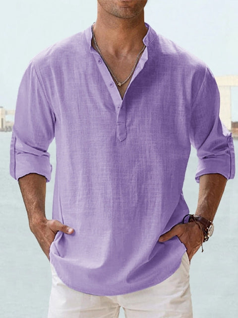 Austin Breathable Button-Up Shirt – front view
