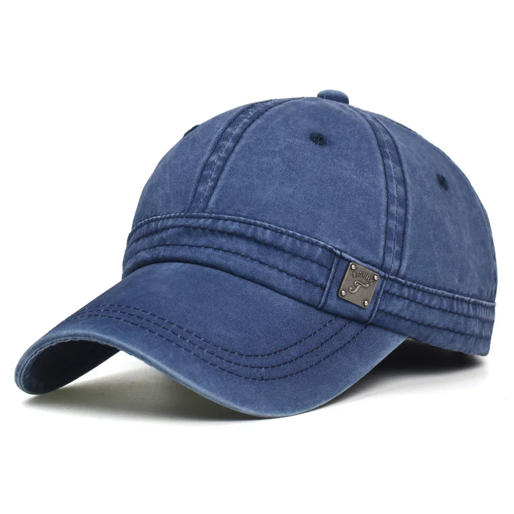 Barrie vintage-wash cotton cap, styled with casual outfit