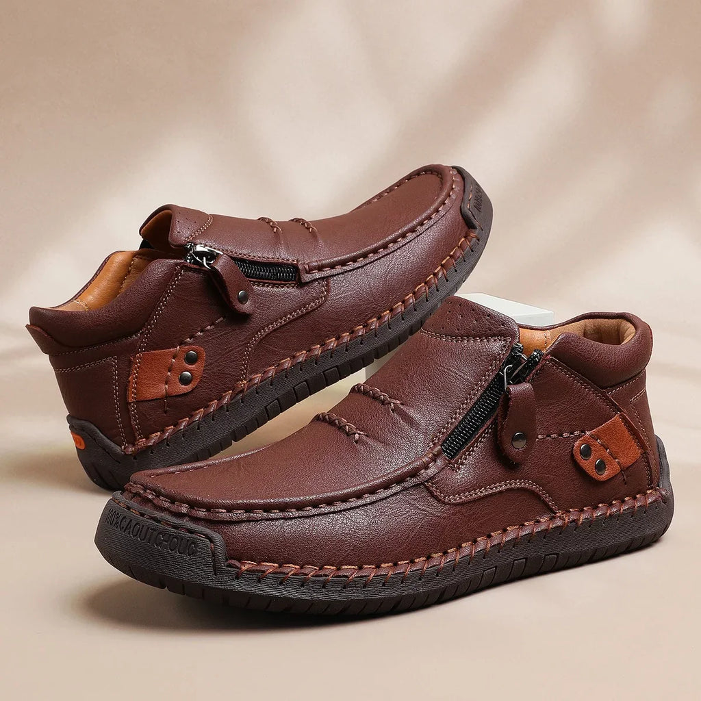 Barton Handcrafted Leather Shoes – side view