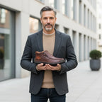 Barton Handcrafted Leather Shoes – close-up