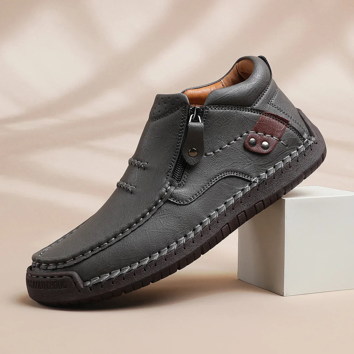 Barton Handcrafted Leather Shoes – front view