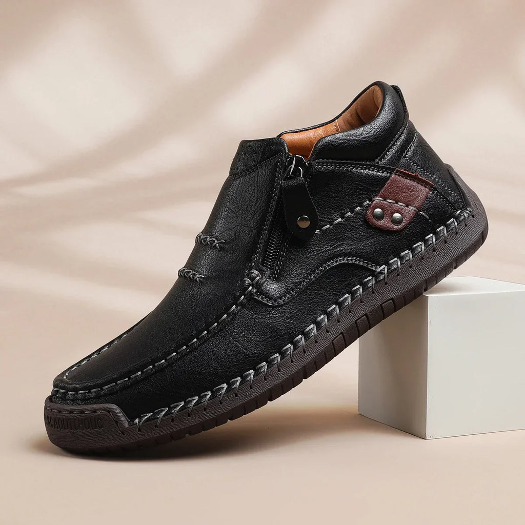 Barton Handcrafted Leather Shoes – back view