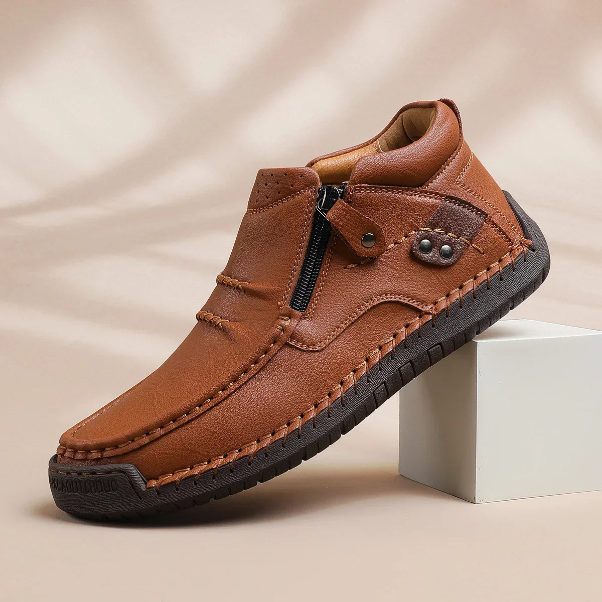 Barton Handcrafted Leather Shoes – detail view