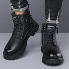 Baxter | Deep-Tread Trail Boots – styled view