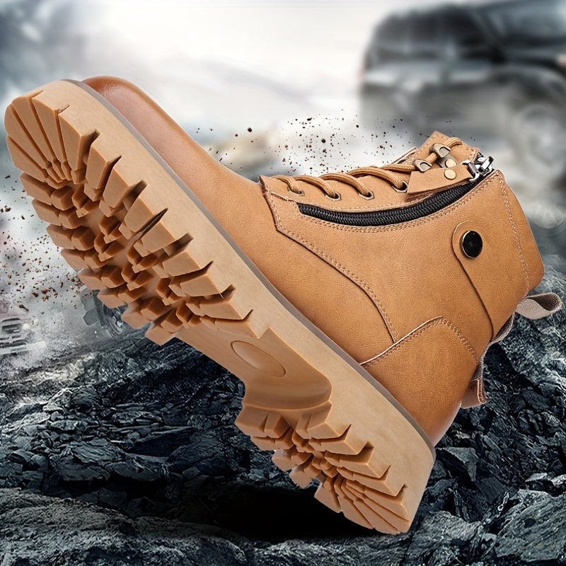 Baxter | Deep-Tread Trail Boots – close-up