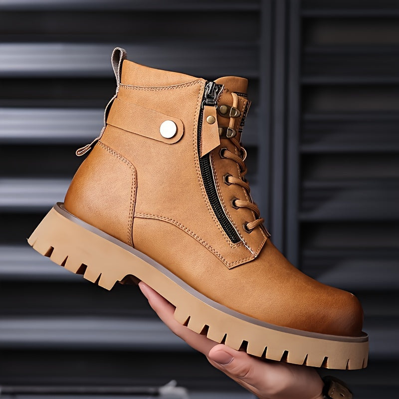 Baxter | Deep-Tread Trail Boots – styled view