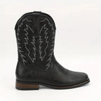 Beau Leather Cowboy Boots – back view