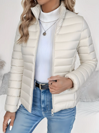 Brienne | Lightweight Quilted Spring Jacket – front view