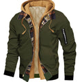 Brysen | Hooded Warm-Lined Zip Jacket – front view