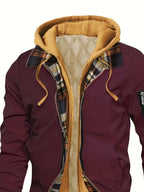 Brysen | Hooded Warm-Lined Zip Jacket – close-up