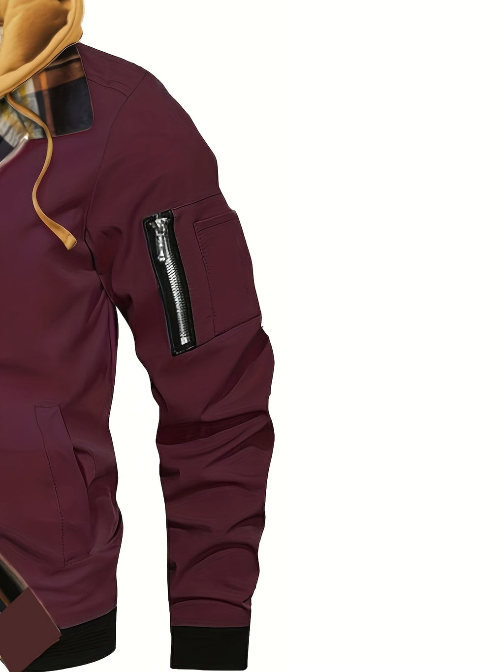 Brysen | Hooded Warm-Lined Zip Jacket – detail view
