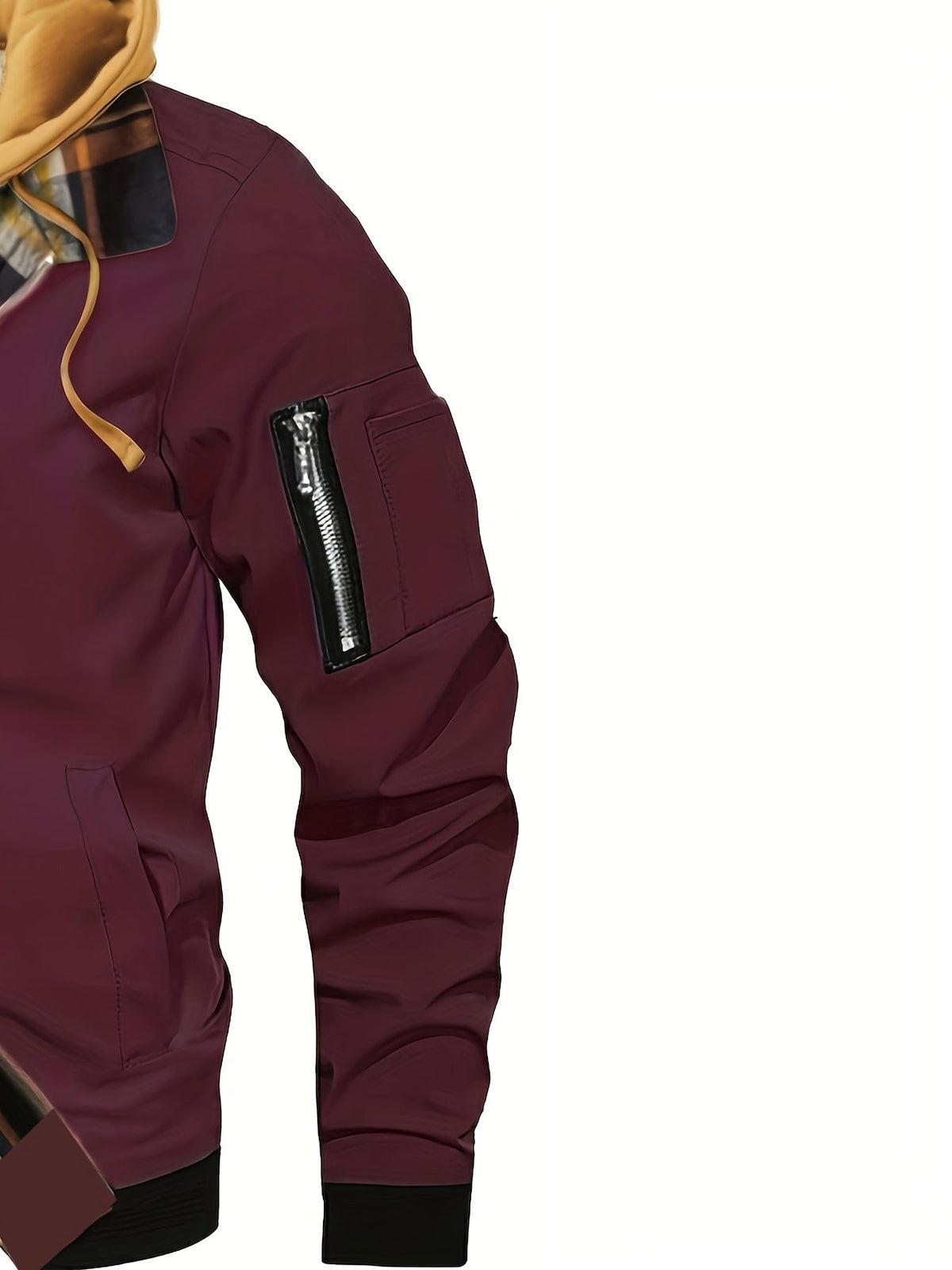 Brysen | Hooded Warm-Lined Zip Jacket – detail view