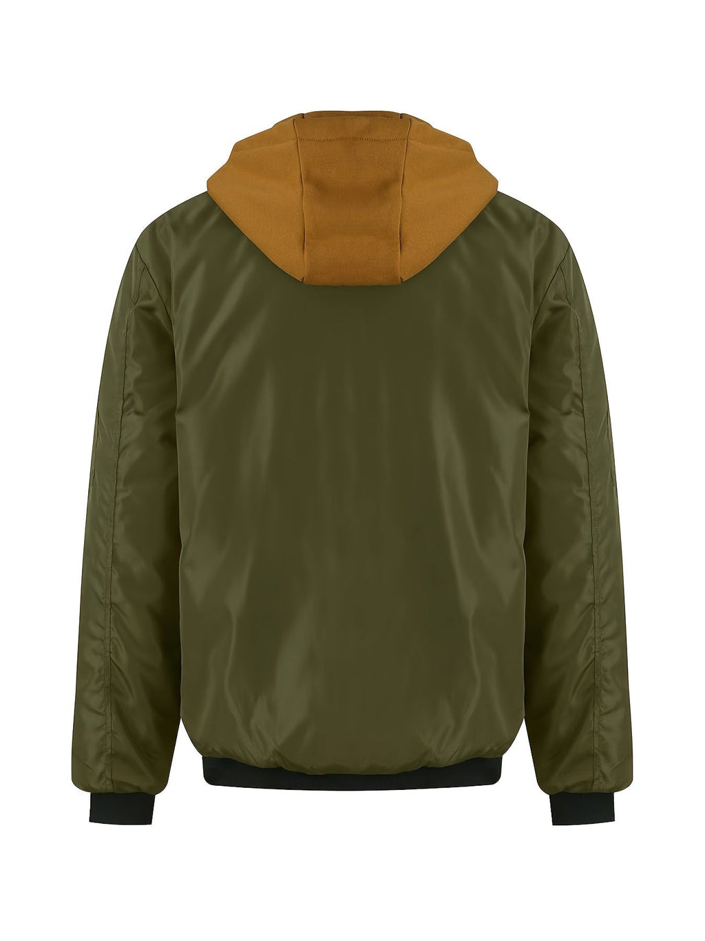 Brysen | Hooded Warm-Lined Zip Jacket – back view