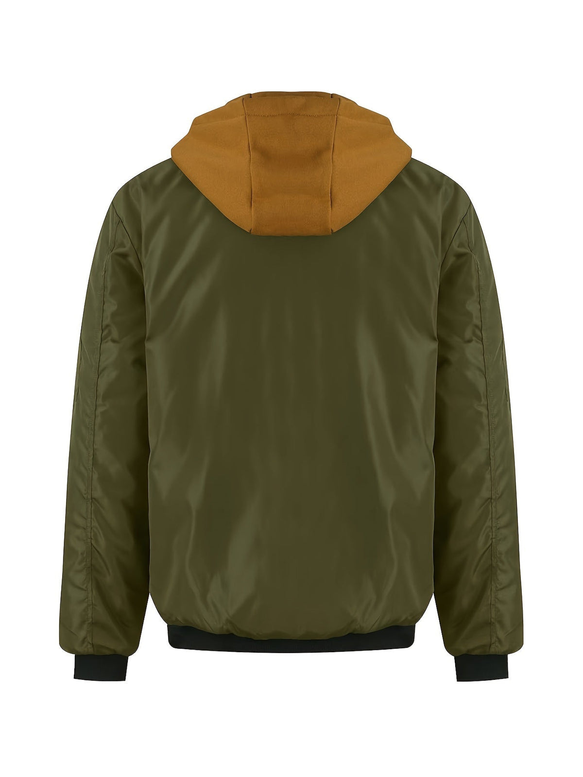 Brysen | Hooded Warm-Lined Zip Jacket – back view