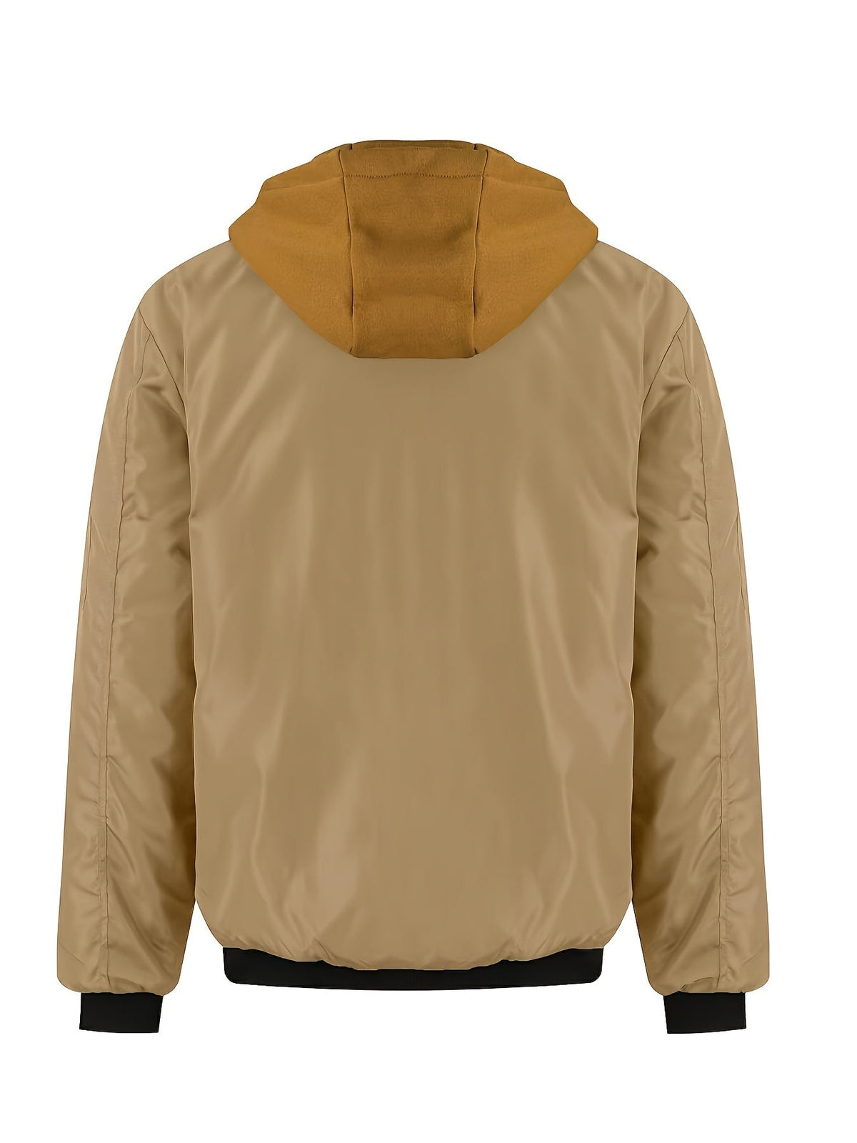 Brysen | Hooded Warm-Lined Zip Jacket – back view
