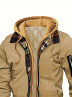 Brysen | Hooded Warm-Lined Zip Jacket – close-up
