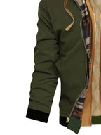 Brysen | Hooded Warm-Lined Zip Jacket – side view