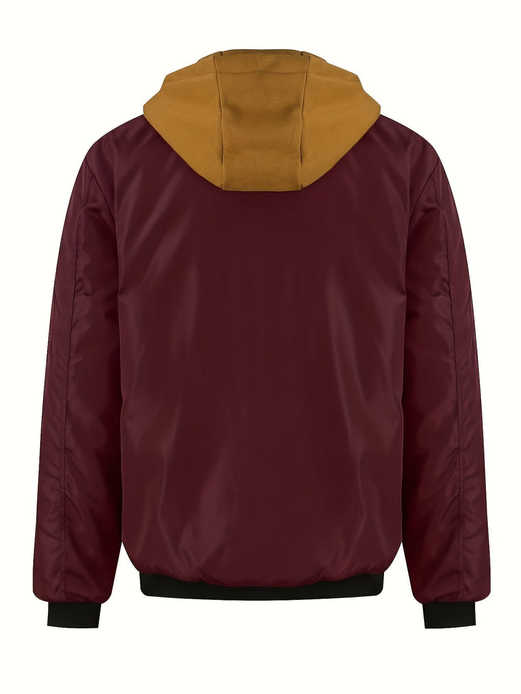 Brysen | Hooded Warm-Lined Zip Jacket – back view