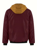 Brysen | Hooded Warm-Lined Zip Jacket – back view