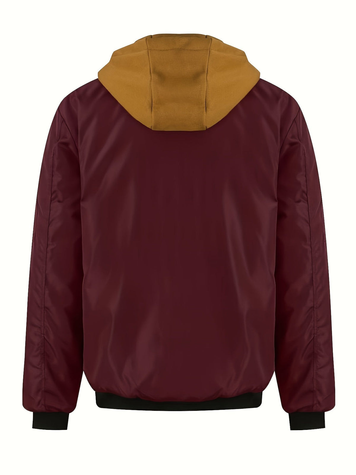 Brysen | Hooded Warm-Lined Zip Jacket – back view