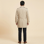 Carter Trench Coat in beige – back view