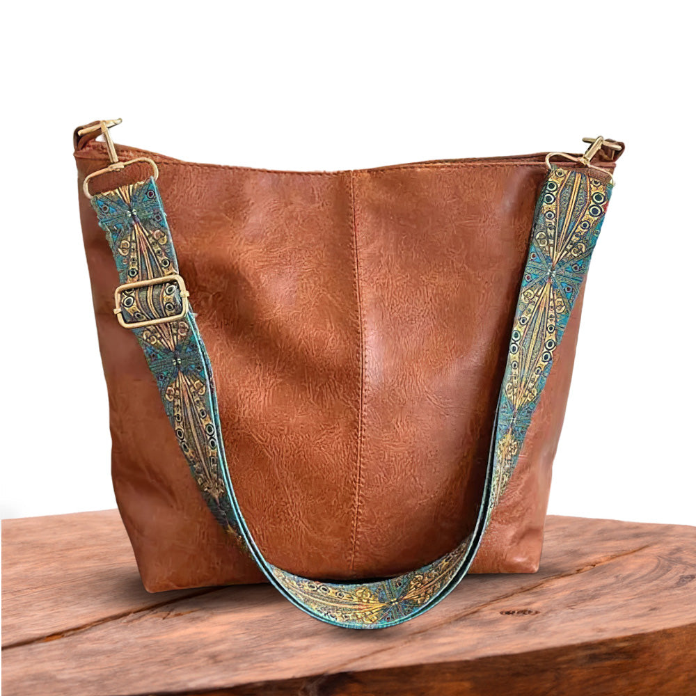 Carys | Elegant Strap Tote Bag – front view