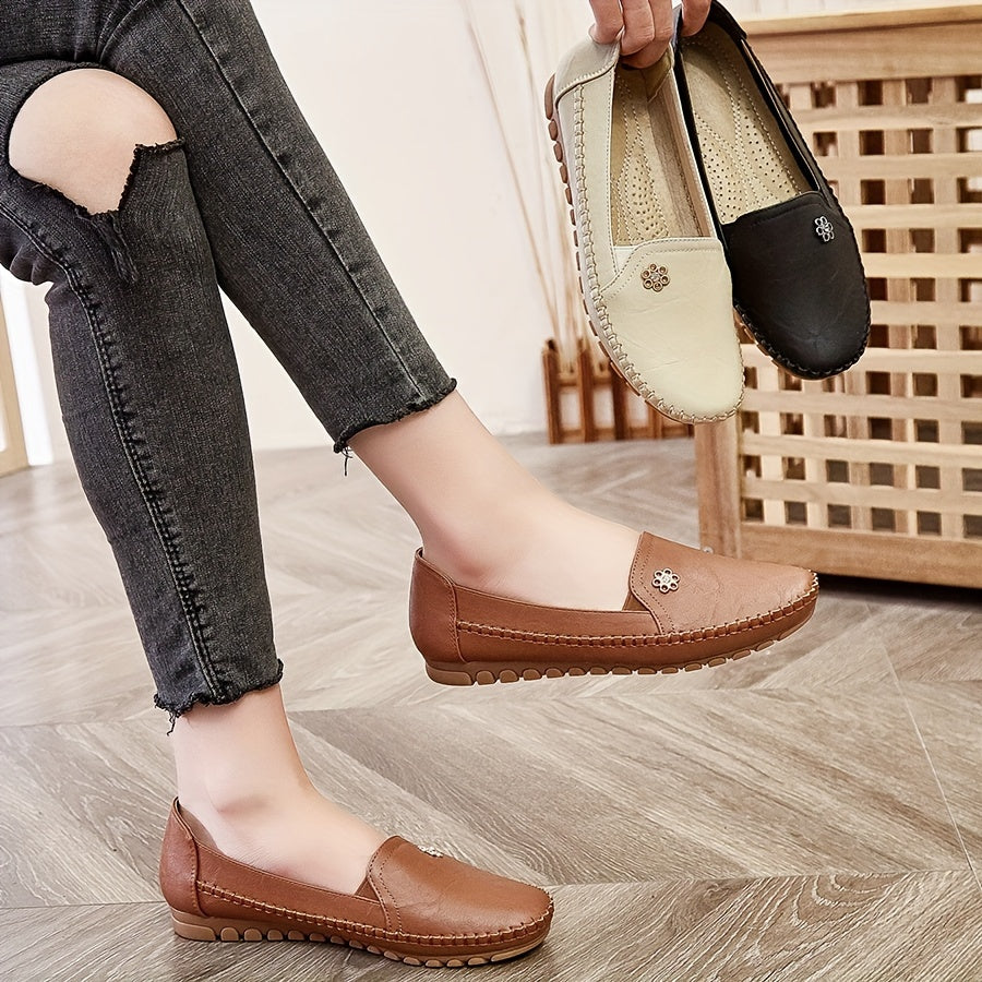 Charlene Soft Slip-On Loafers – styled view