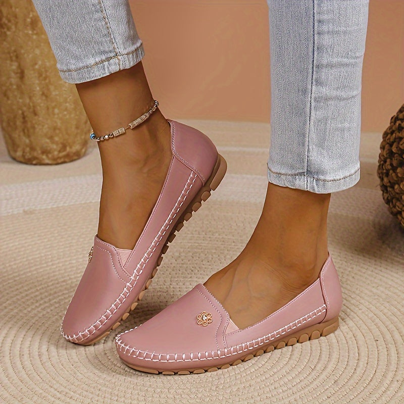 Charlene Soft Slip-On Loafers – front view