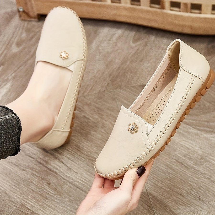 Charlene Soft Slip-On Loafers – styled view