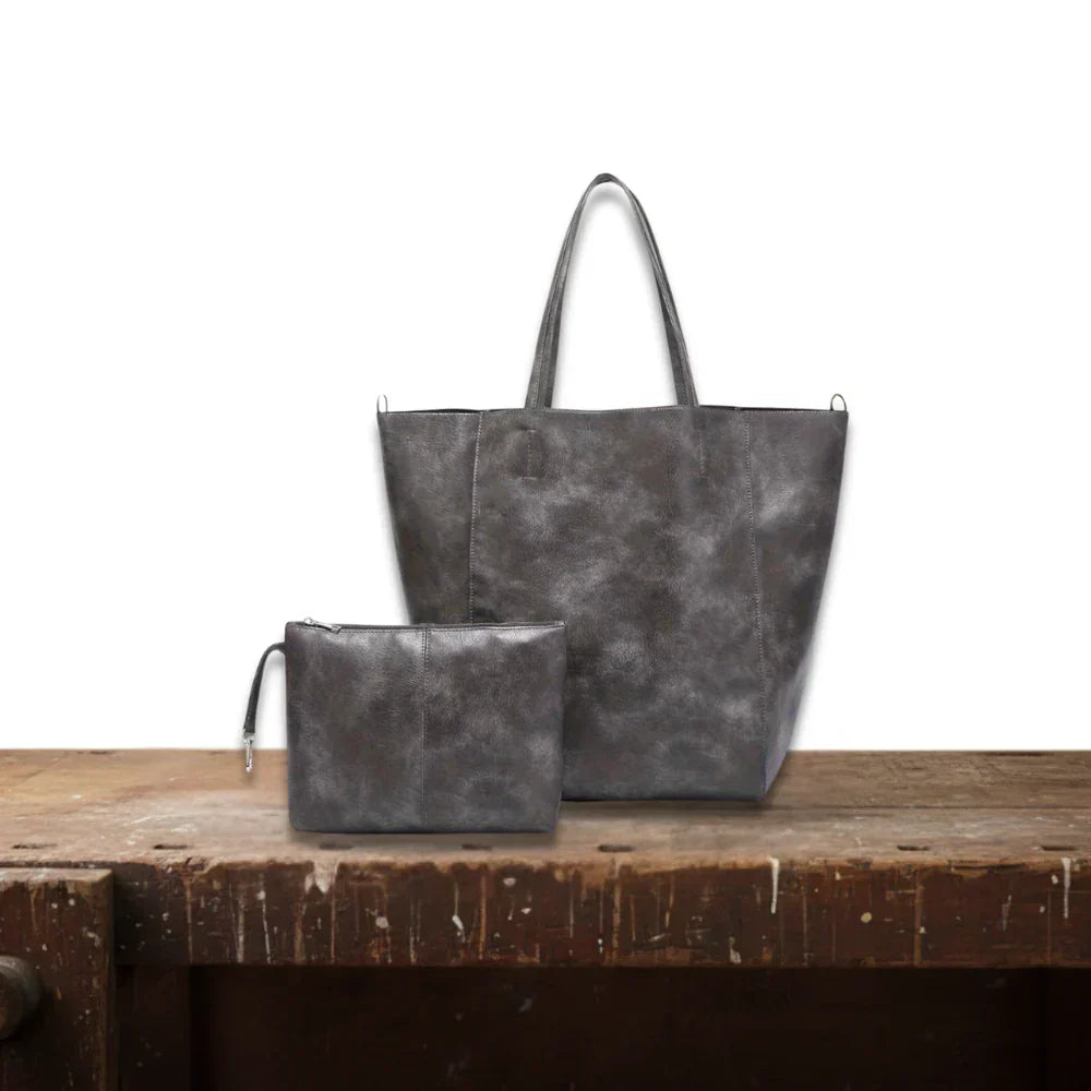Christine | Classic Retro Wallet and Tote Bag – front view