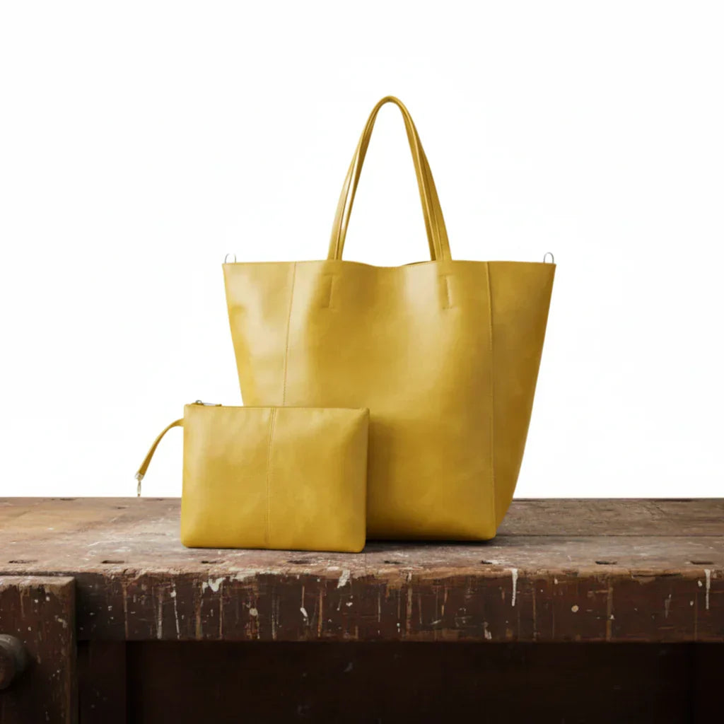 Christine | Classic Retro Wallet and Tote Bag – front view