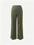 Claudia | High-Waisted Wide-Leg Pants – front view