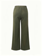 Claudia | High-Waisted Wide-Leg Pants – back view